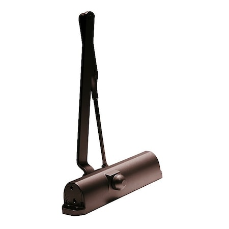 Dorma Door Closer, Dark Bronze Painted, Round Arm Secure Non-Hold Open Arm, Size 5,  7305-A08P-TPK86-695